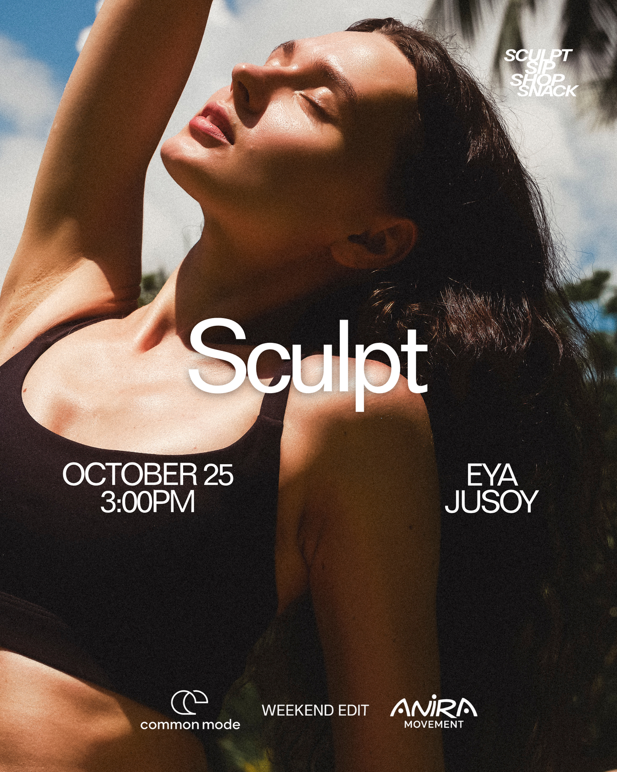 October 25 | Sculpt, Sip, Shop, Snack