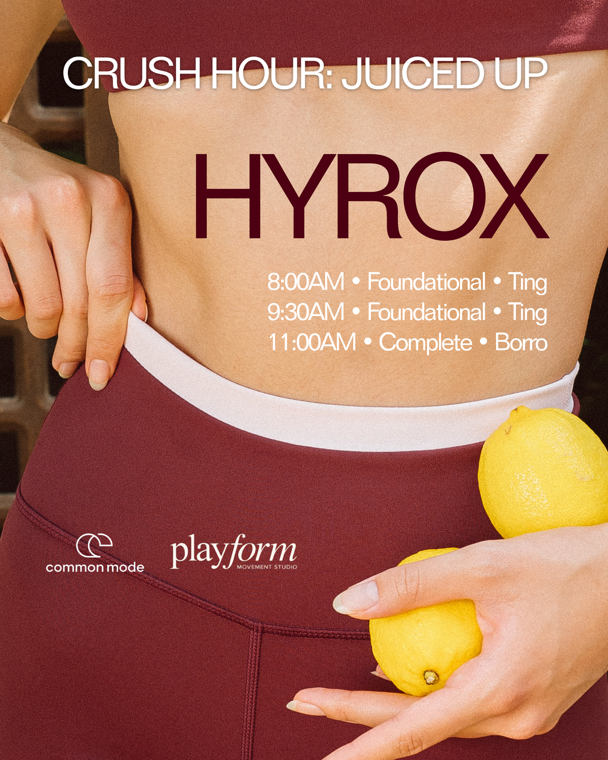 October 10 | Crush Hour: Juiced Up